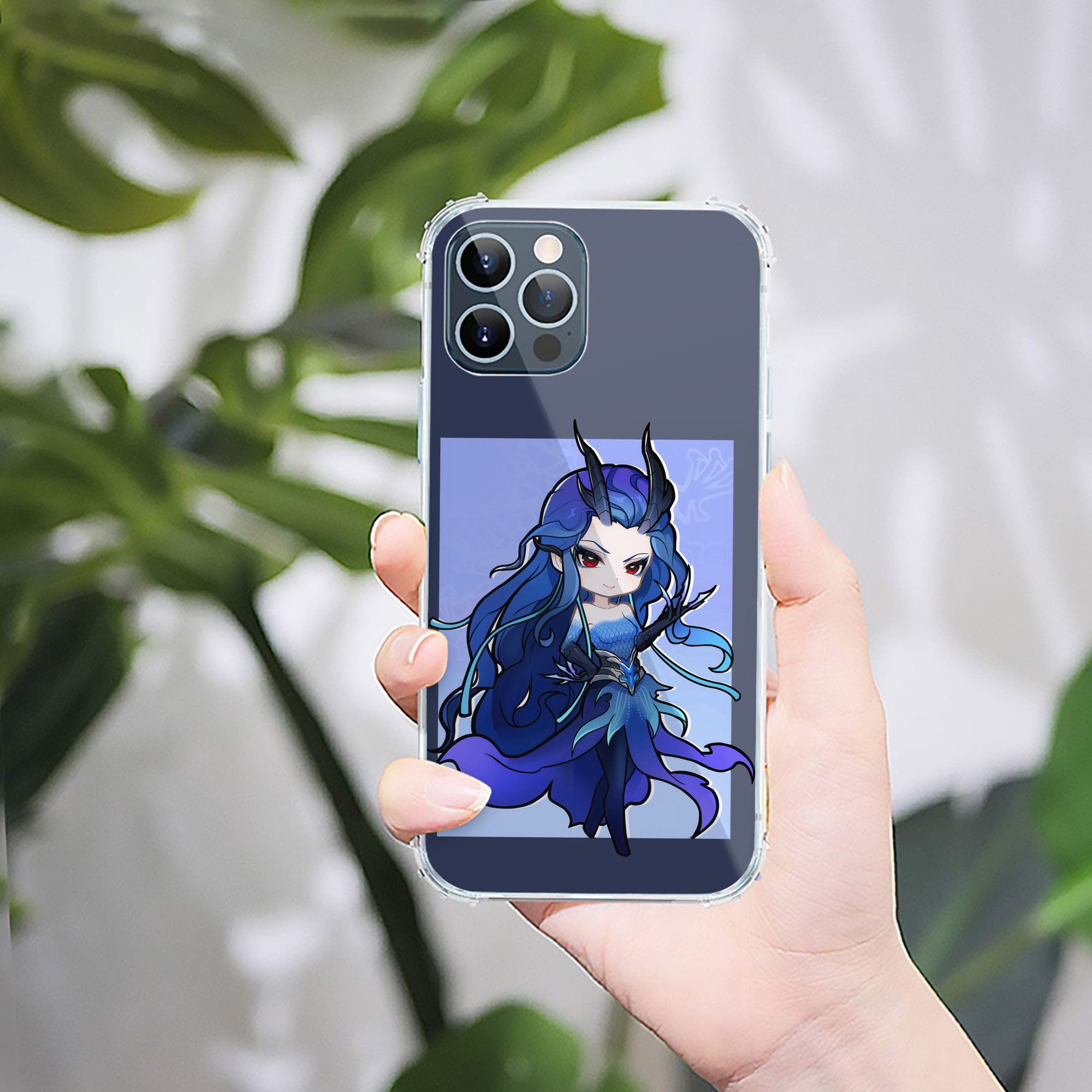 （画像用） Ne Zha 2 ナタ 魔童の大暴れ 【iPhone 12シリーズ対応】透明スマホケース（クリアソフトケース）